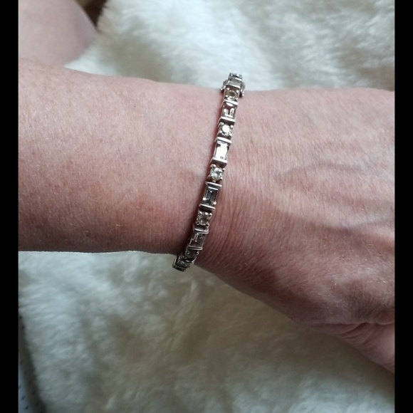 Sterling CZ Bracelet - Picture 8 of 16